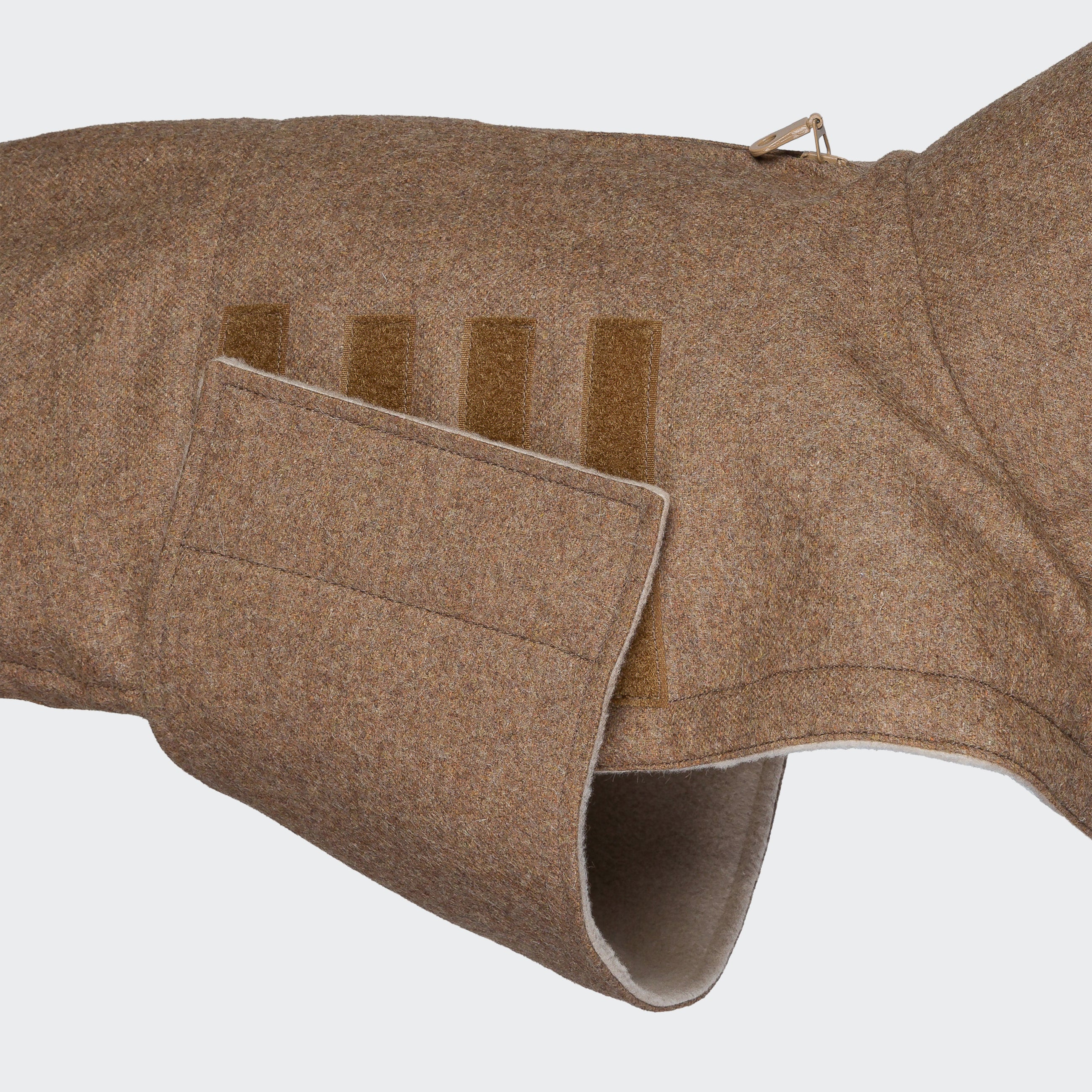 Manteau pour chien Brooklyn FR. Bulldog - Flanelle Hazel