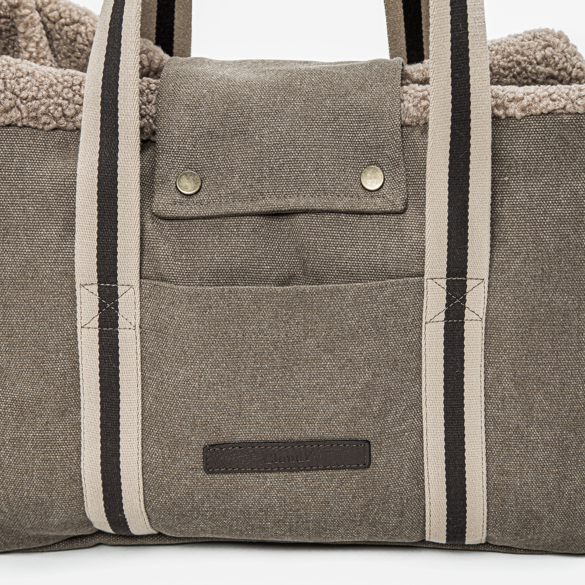 Dog Bag Lucca Canvas Sand