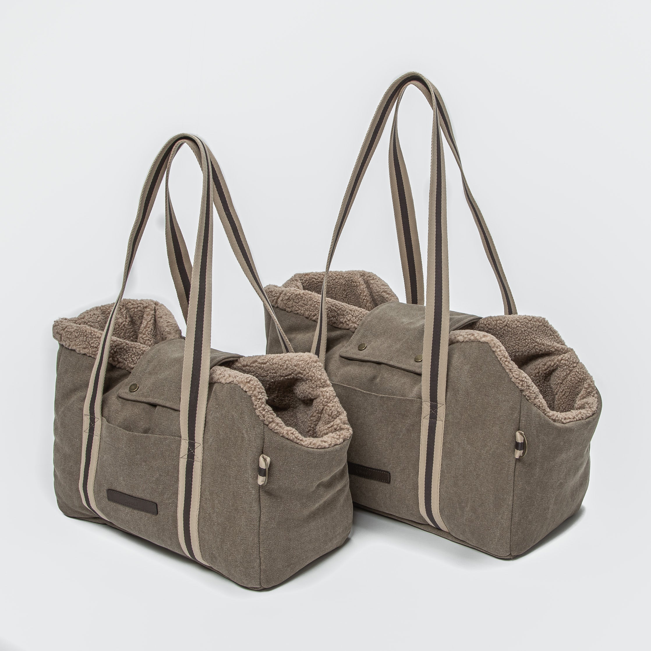 Dog Bag Lucca Canvas Sand