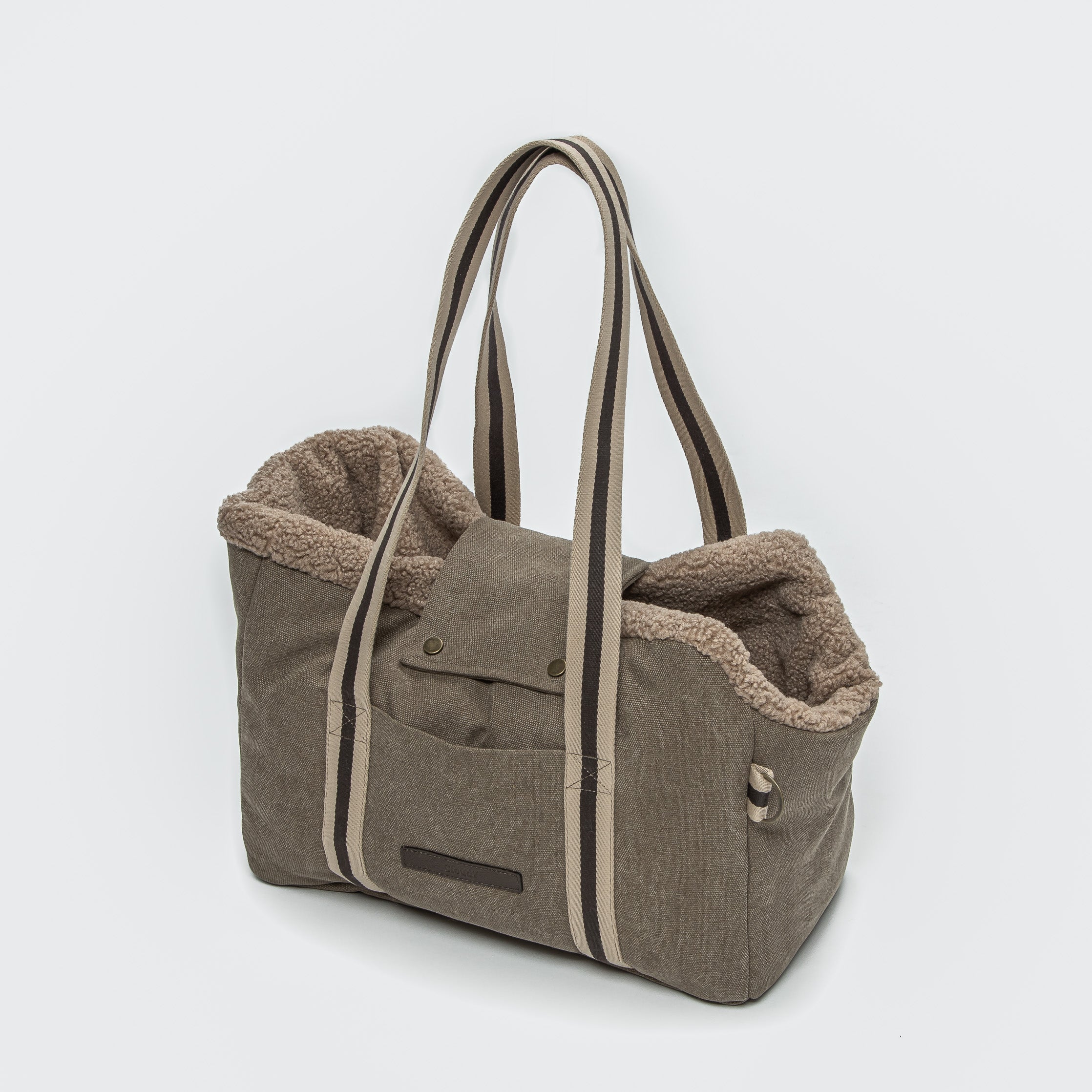 Dog Bag Lucca Canvas Sand