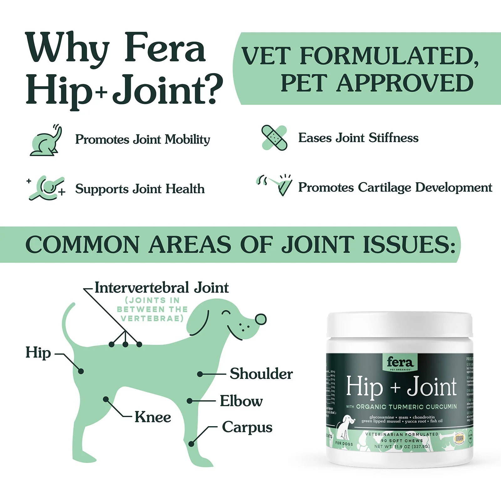 Hip + Joint Support for Dogs