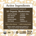 USDA Organic Mushroom Blend for Immune Support For Dogs and Cats