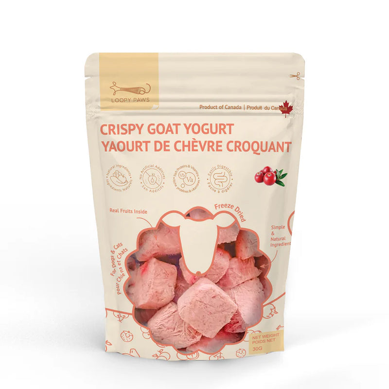 Freeze-Dried - Goat Yogurt Chunks - Cranberry
