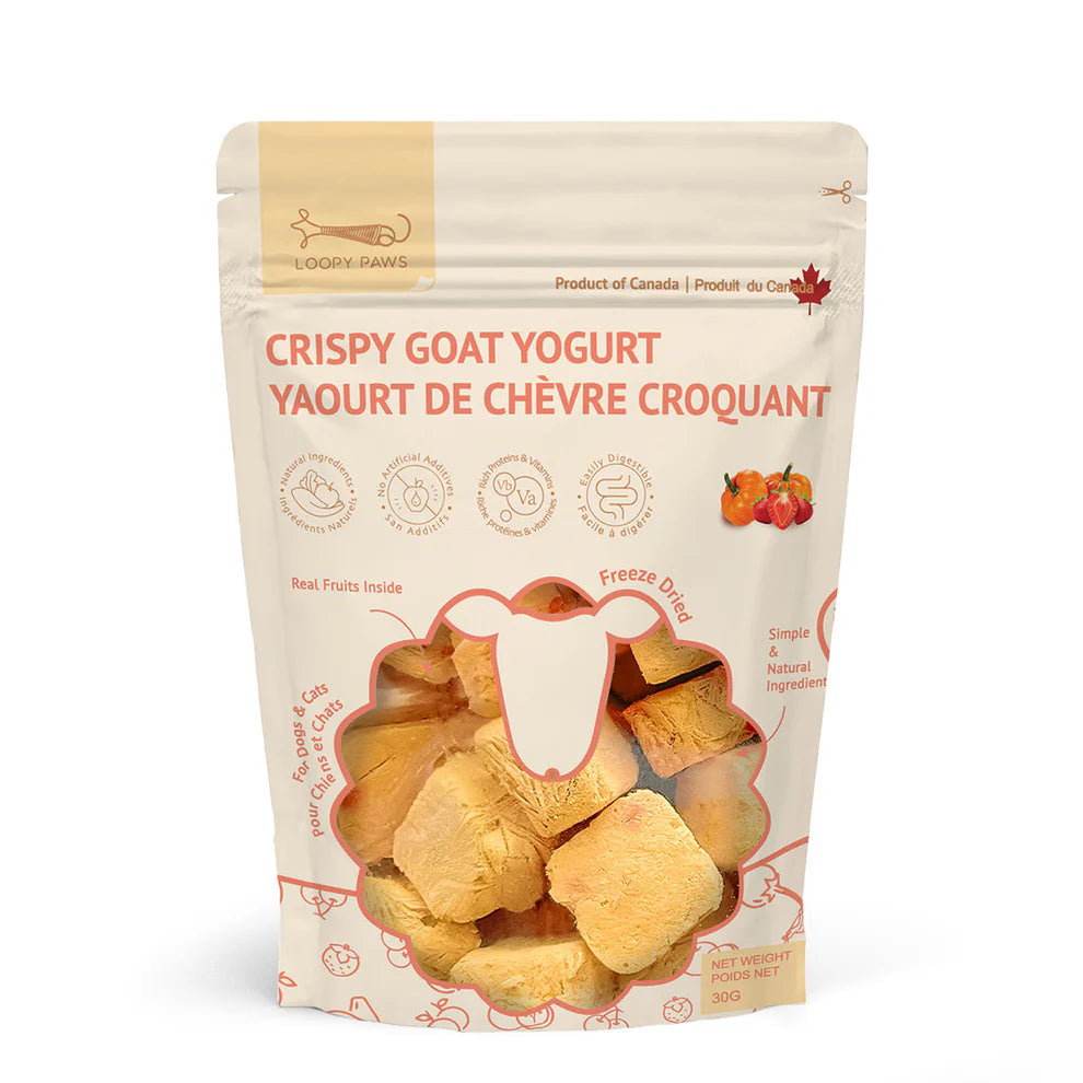 Freeze-Dried - Goat Yogurt Chunks - Pumpkin & Strawberry