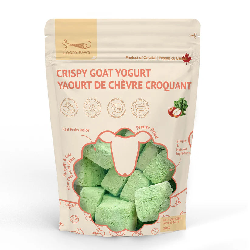 Freeze-Dried - Goat Yogurt Chunks - Veggie Mix & Apple