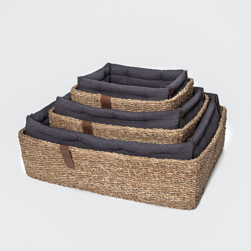 Dog Basket Hideaway Cotton Plum