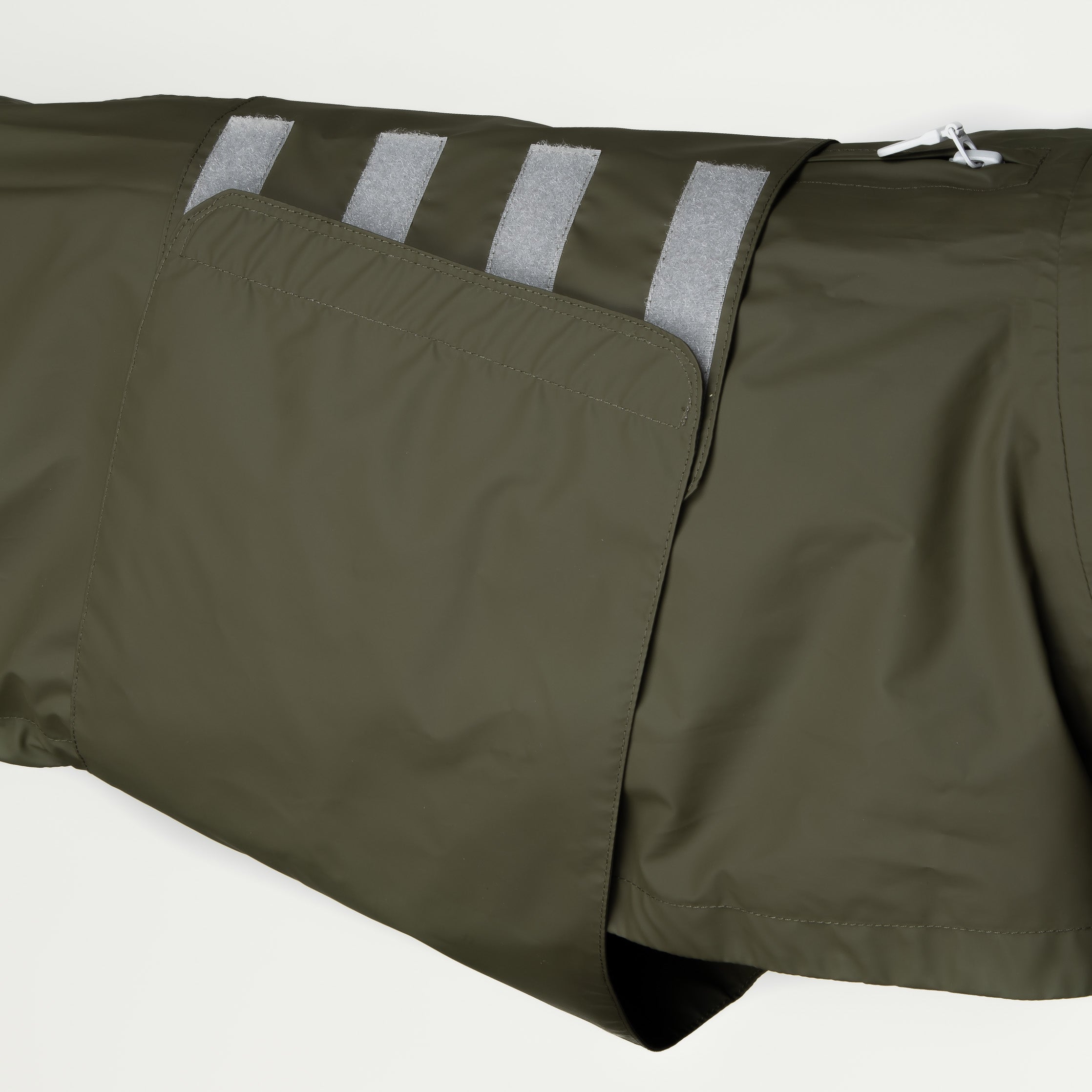 Dog Raincoat Hamburg - Moss Green