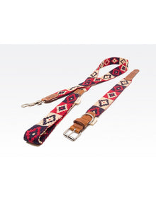 Peruvian Indian Red Dog Collar