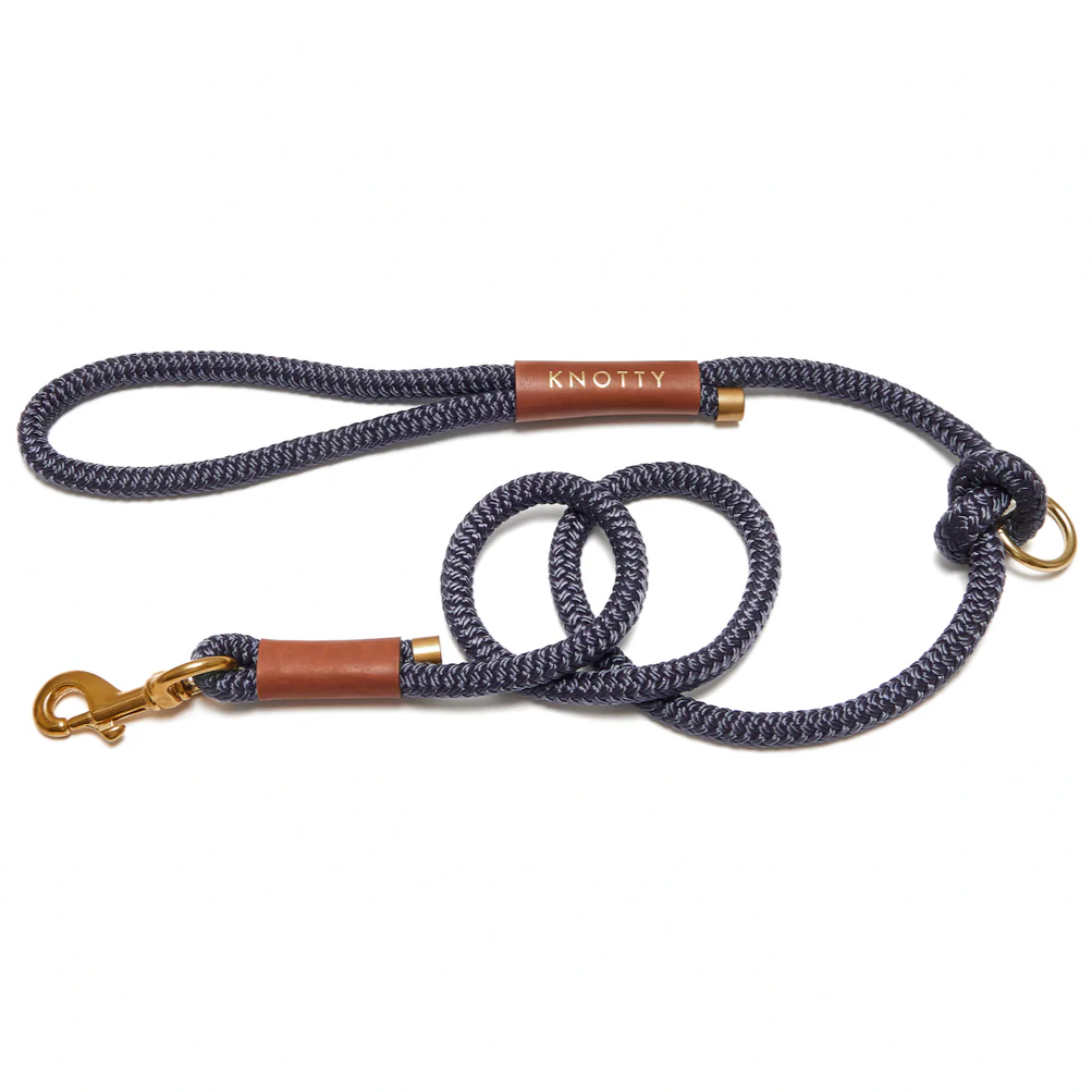 Rope Leash - Midnight Blue